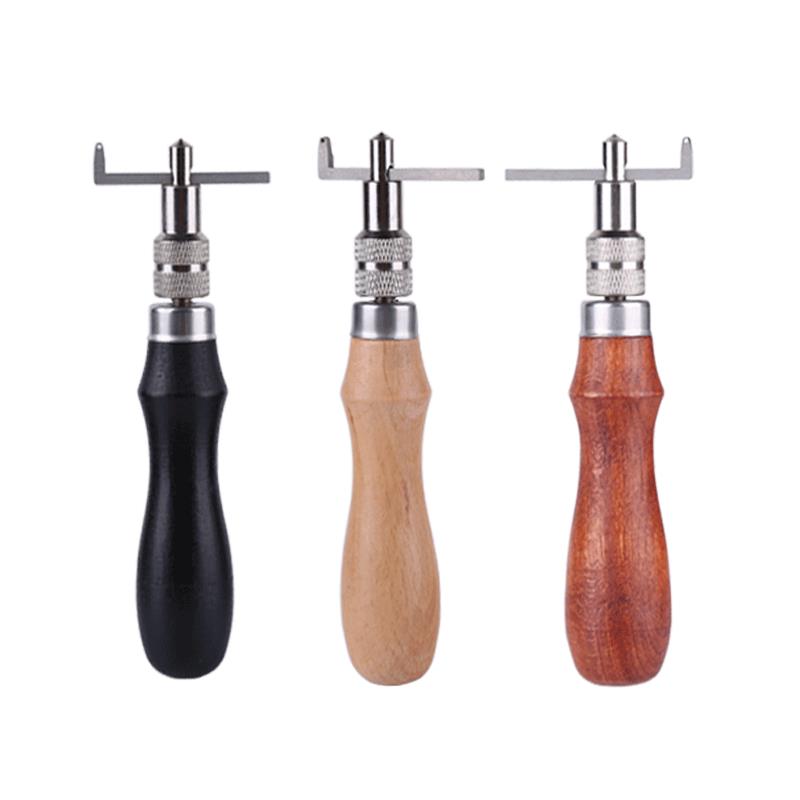 Groover Stitching Tool - เครื่องมือ DIY สำหรับงานเครื่องหนัง ที่ปรับได้ ใช้สำหรับทำร่องขอบหนัง ขนาด