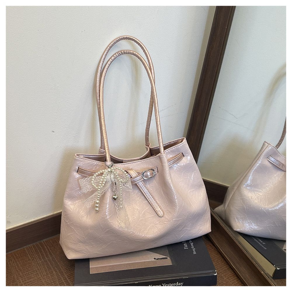 กระเป๋าโท้ททรงถังหนัง PU สไตล์ - Leatherwork Designs บทวิจารณ์และราคา