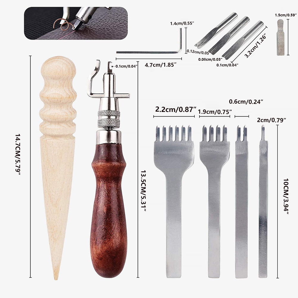 เครื่องมือปรับแต่งหนัง 7-in-1  - Groover Stitching Tool บทวิจารณ์และราคา