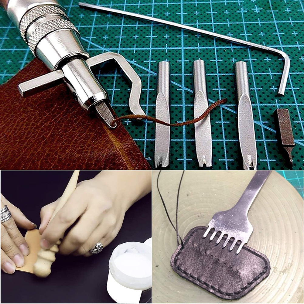 เครื่องมือปรับแต่งหนัง 7-in-1  - Groover Stitching Tool บทวิจารณ์และราคา