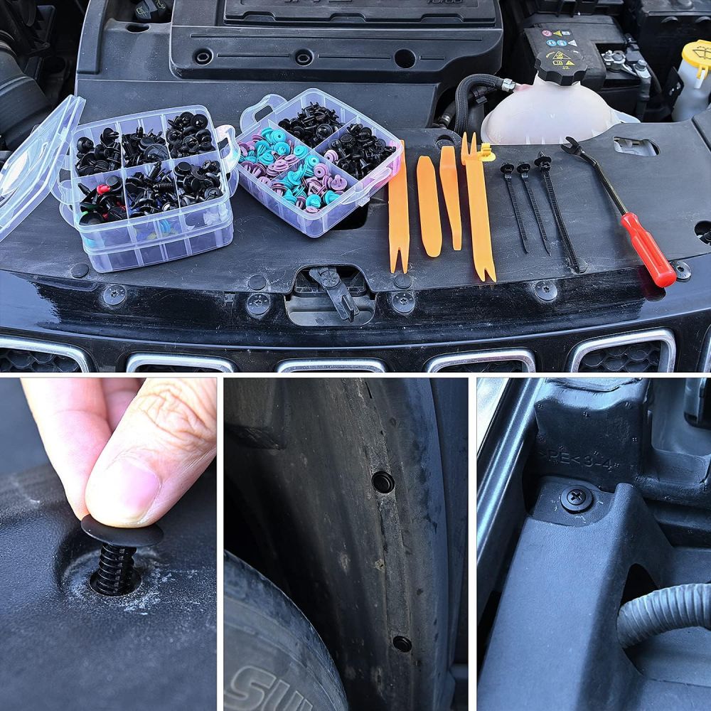 Auto Fastener คลิป 680 ชิ้นรถ  - Rivet Setter Tool บทวิจารณ์และราคา